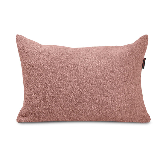 Gros Coussin Pouf en Mouton Rose Taupe Beaumont Concept