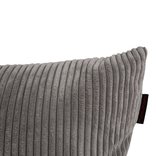 Gros Coussin Pouf en Velours Cotelé Beaumont Concept