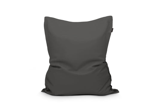 Gros Coussin Pouf Extérieur Gris Anthracite