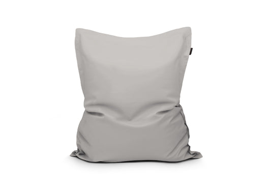 Gros Coussin Pouf Extérieur Gris Perle