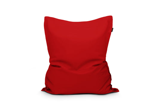 Gros Coussin Pouf Extérieur Rouge Cerise