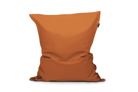 Gros Coussin Pouf Marron Cuivré