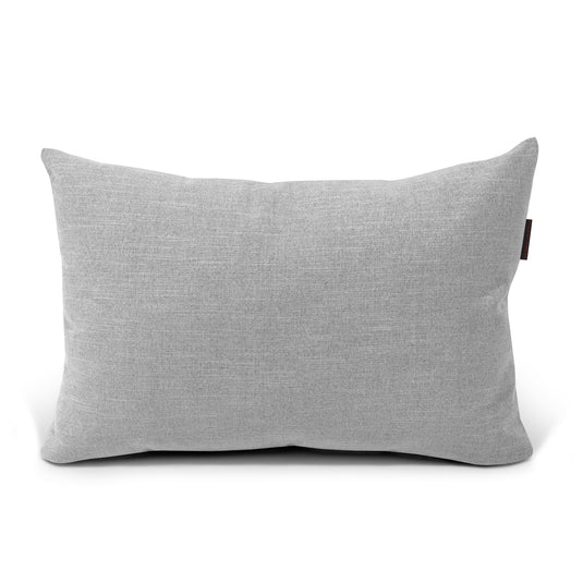 Gros Coussin Pouf pour Salon Gris Perle Beaumont Concept