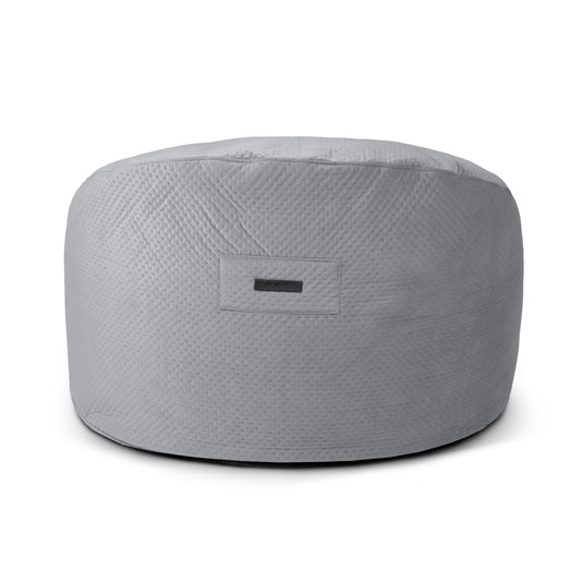 Gros Pouf en Velours Capitonné Beaumont Concept