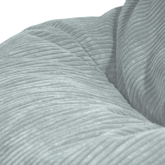 Gros Pouf en Velours Cotelé Pouf Français