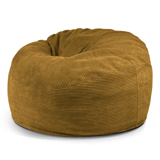 Gros Pouf en Velours Cotelé Pouf Français