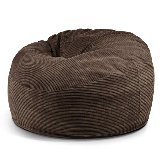 Gros Pouf en Velours Cotelé Pouf Français
