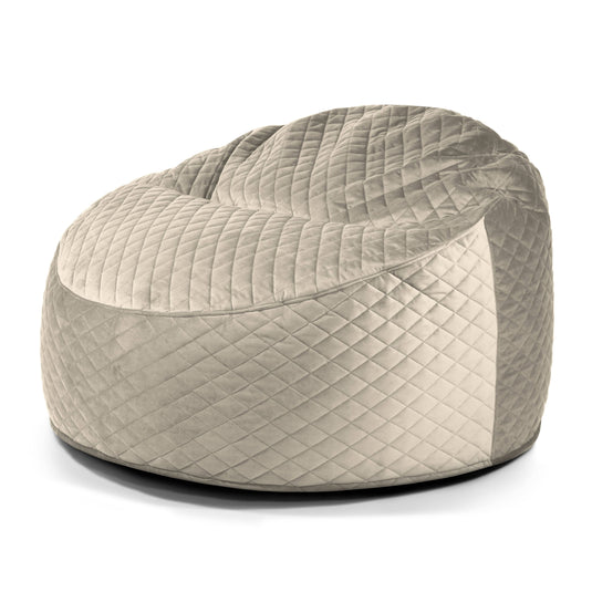 Gros Pouf en Velours Royal Beaumont Concept