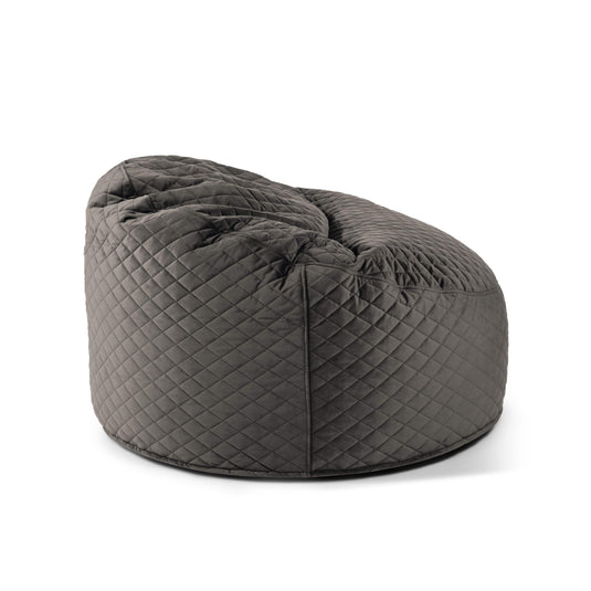 Gros Pouf en Velours Royal Beaumont Concept