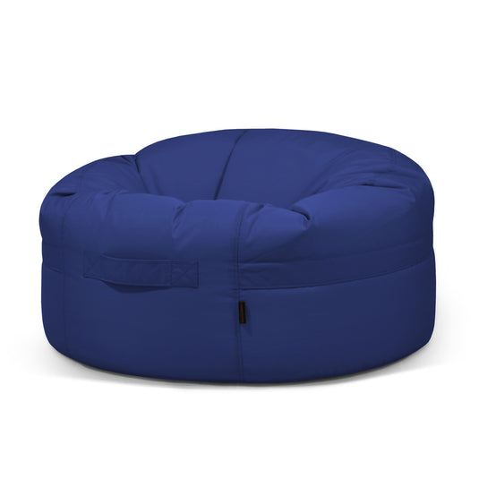 Gros Pouf Rond Exterieur Bleu Roi