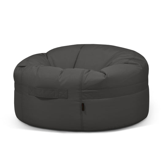 Gros Pouf Rond Exterieur Gris Anthracite