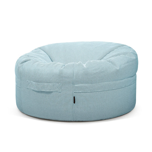 Gros Pouf Rond Piscine Bleu Turquoise