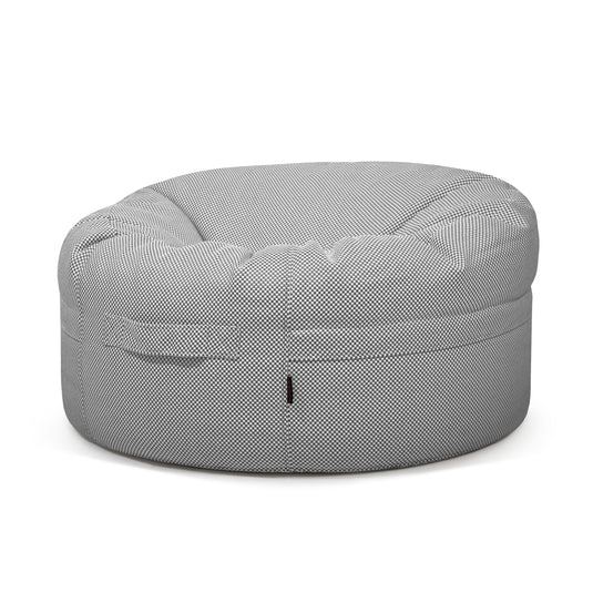 Gros Pouf Rond Piscine Gris Anthracite