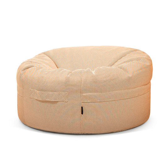 Gros Pouf Rond Piscine Orange Mandarine
