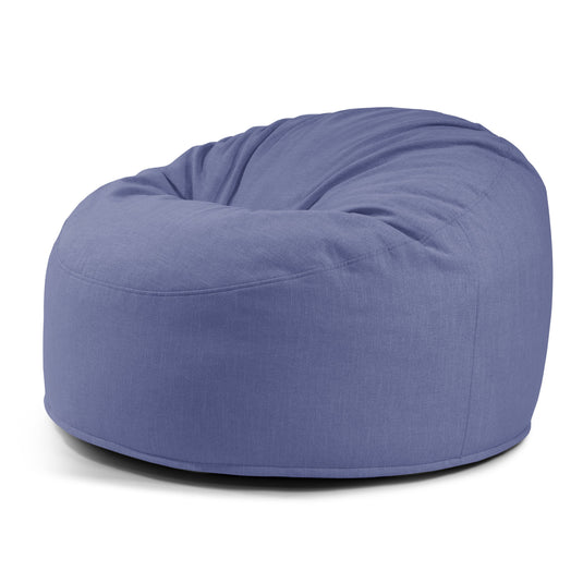 Gros Pouf Salon Bleu Marine Pouf Français