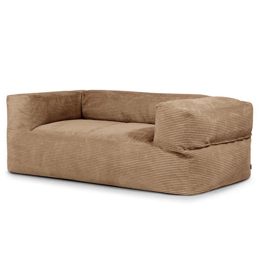 Housse Canapé Pouf Marron Noisette
