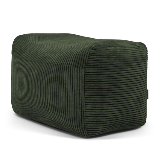Housse de Pouf de Repose Pied Vert Forêt
