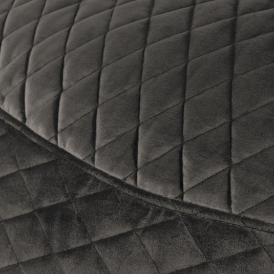 Housse de Pouf XXL en Velours Matelassé