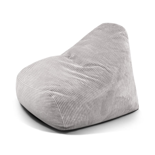 Housse Pouf Design Gris Perle