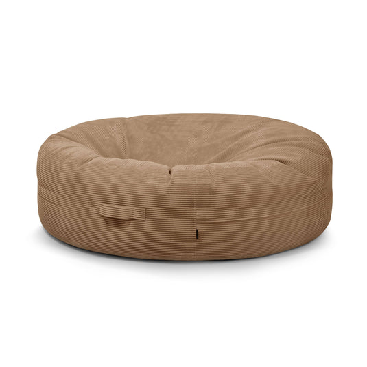 Housse Pouf Geant Marron Noisette