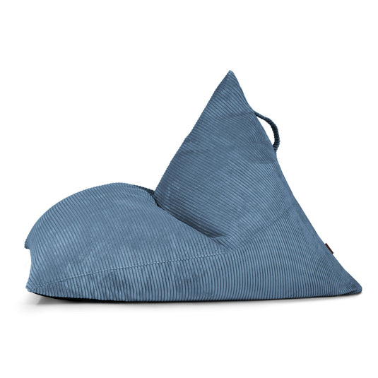 Housse Pouf Poire Bleu Canard