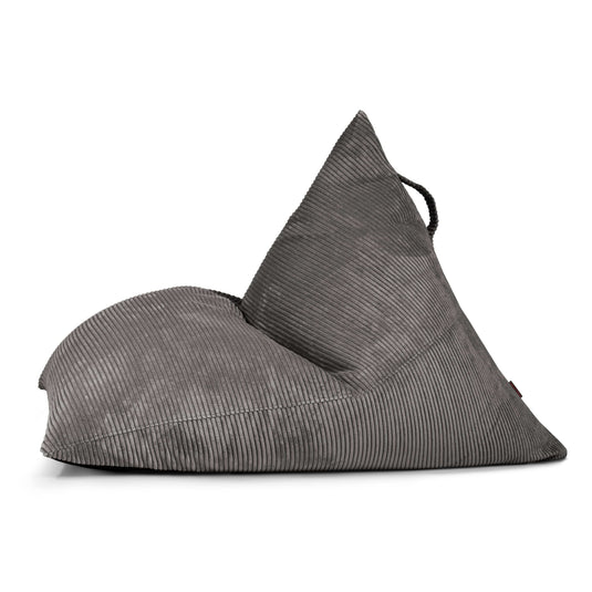 Housse Pouf Poire Gris Anthracite