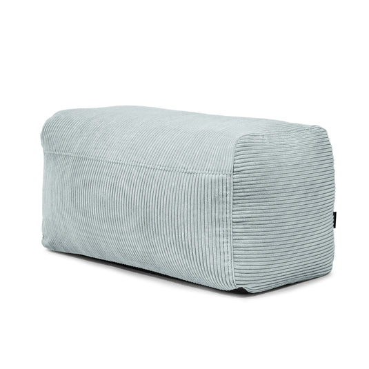 Housse Pouf Rectangulaire Vert d'eau