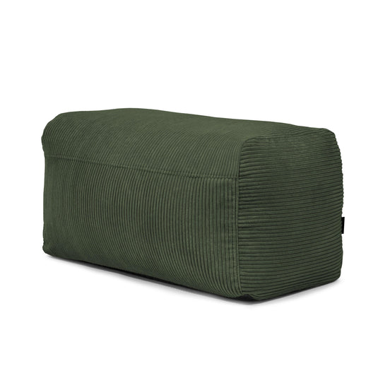 Housse Pouf Rectangulaire Vert Forêt