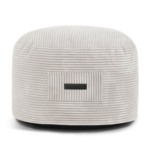 Housse pour Petit Pouf Beige Crème