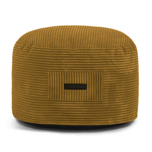 Housse pour Petit Pouf Jaune Ocre