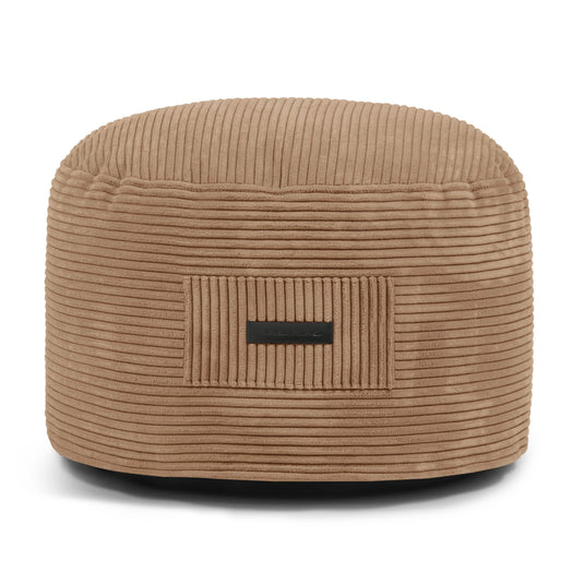 Housse pour Petit Pouf Marron Noisette