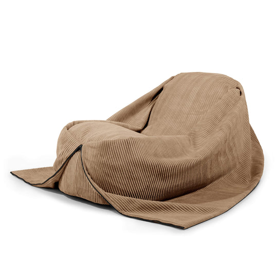 Housse pour Pouf Enfant Marron Noisette