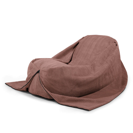 Housse pour Pouf Enfant Rose Taupe