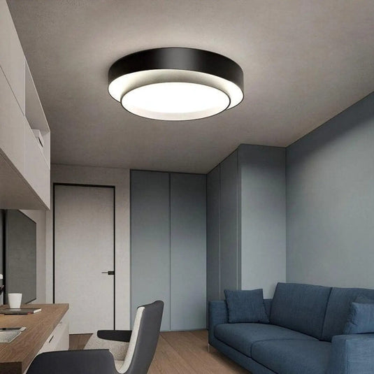 Luminaire Plafonnier | MALVINA Noir / Chaud