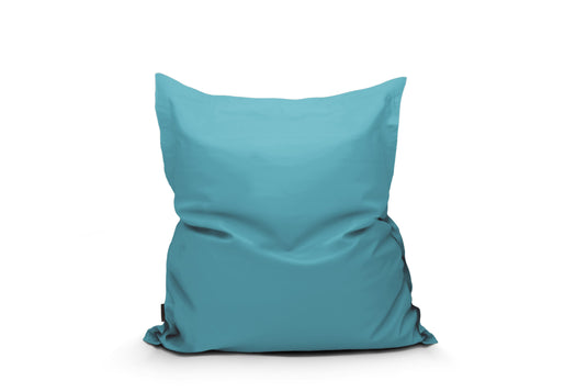Petit Coussin Pouf Chambre Bleu Canard