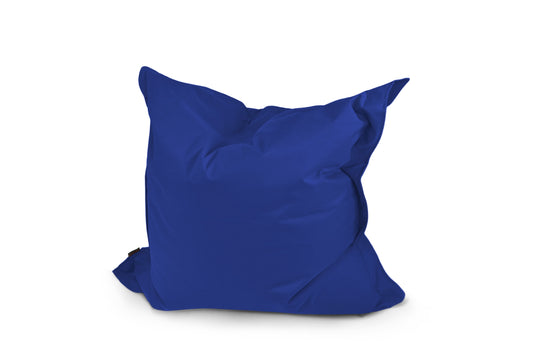 Petit Coussin Pouf Extérieur Bleu Roi