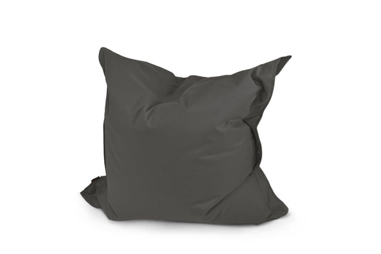 Petit Coussin Pouf Extérieur Gris Anthracite