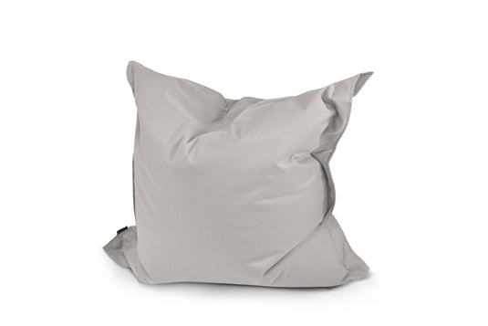 Petit Coussin Pouf Extérieur Gris Perle