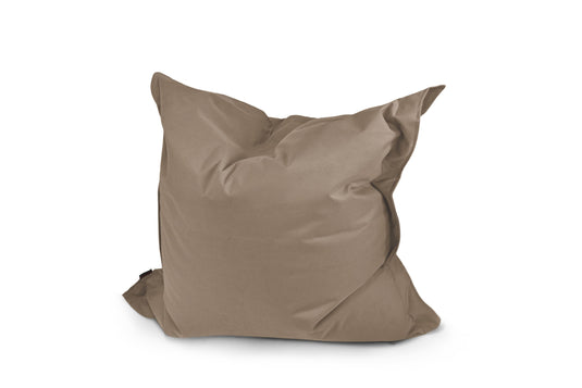 Petit Coussin Pouf Extérieur Marron Taupe
