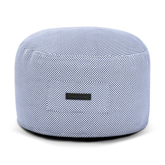Petit Pouf de Jardin Bleu de France