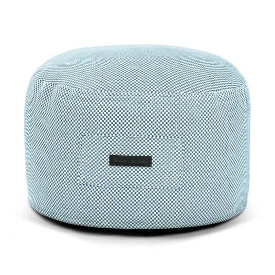 Petit Pouf de Jardin Bleu Turquoise