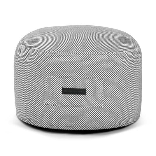 Petit Pouf de Jardin Gris Anthracite