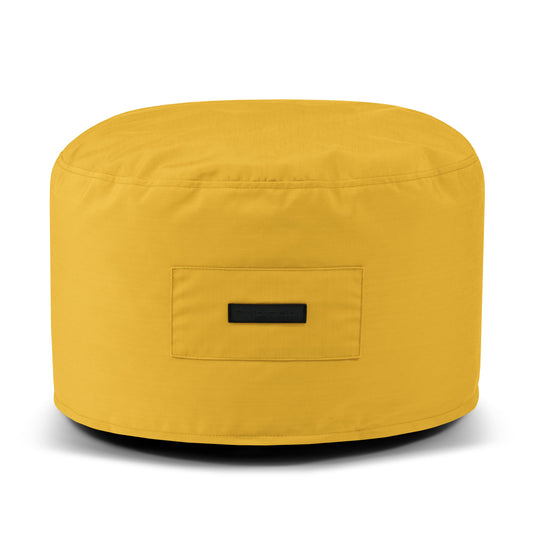 Petit Pouf Exterieur Jaune Ocre