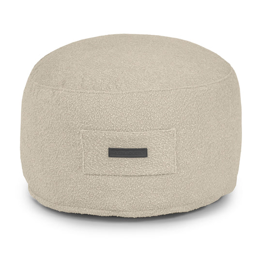 Petit Pouf Mouton Beige Sable
