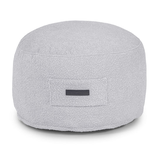 Petit Pouf Mouton Gris Perle