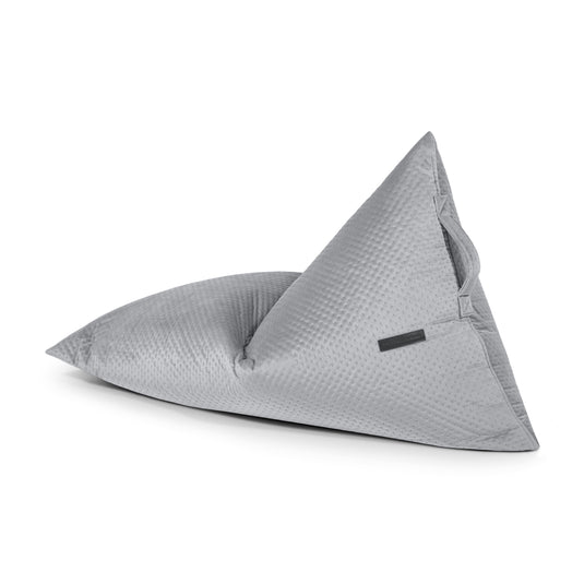 Petit Pouf Poire en velours capitonné Beaumont Concept