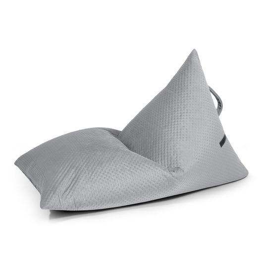 Petit Pouf Poire en velours capitonné Beaumont Concept