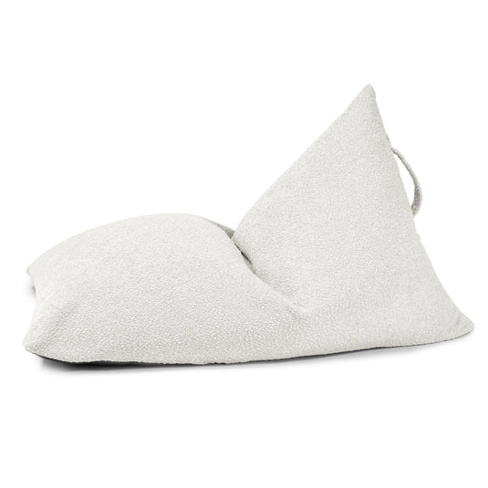 Petit Pouf Poire mouton Beige Crème Beaumont Concept