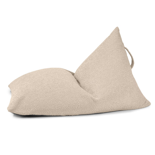 Petit Pouf Poire mouton Beige Sable Beaumont Concept