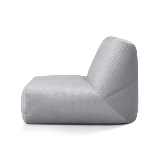 Pouf 2 places en Velours Capitonné